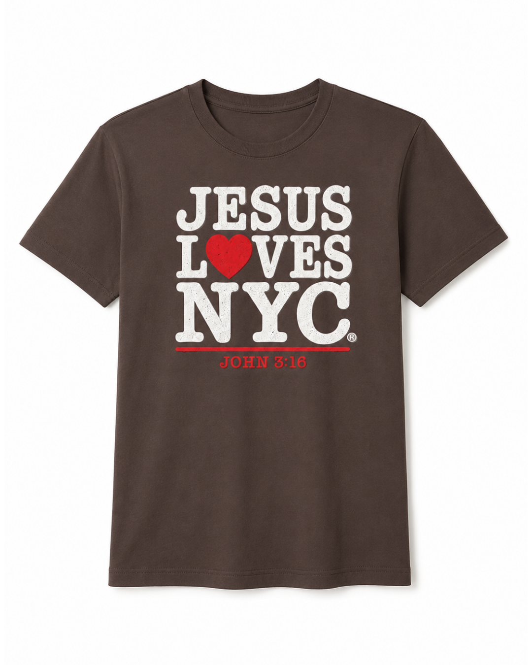 Jesus Loves NYC Women’s Tee | John 3:16 Christian Graphic T-Shirt