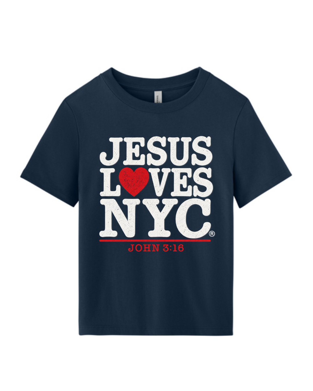 Jesus Loves NYC Women’s Tee | John 3:16 Christian Graphic T-Shirt