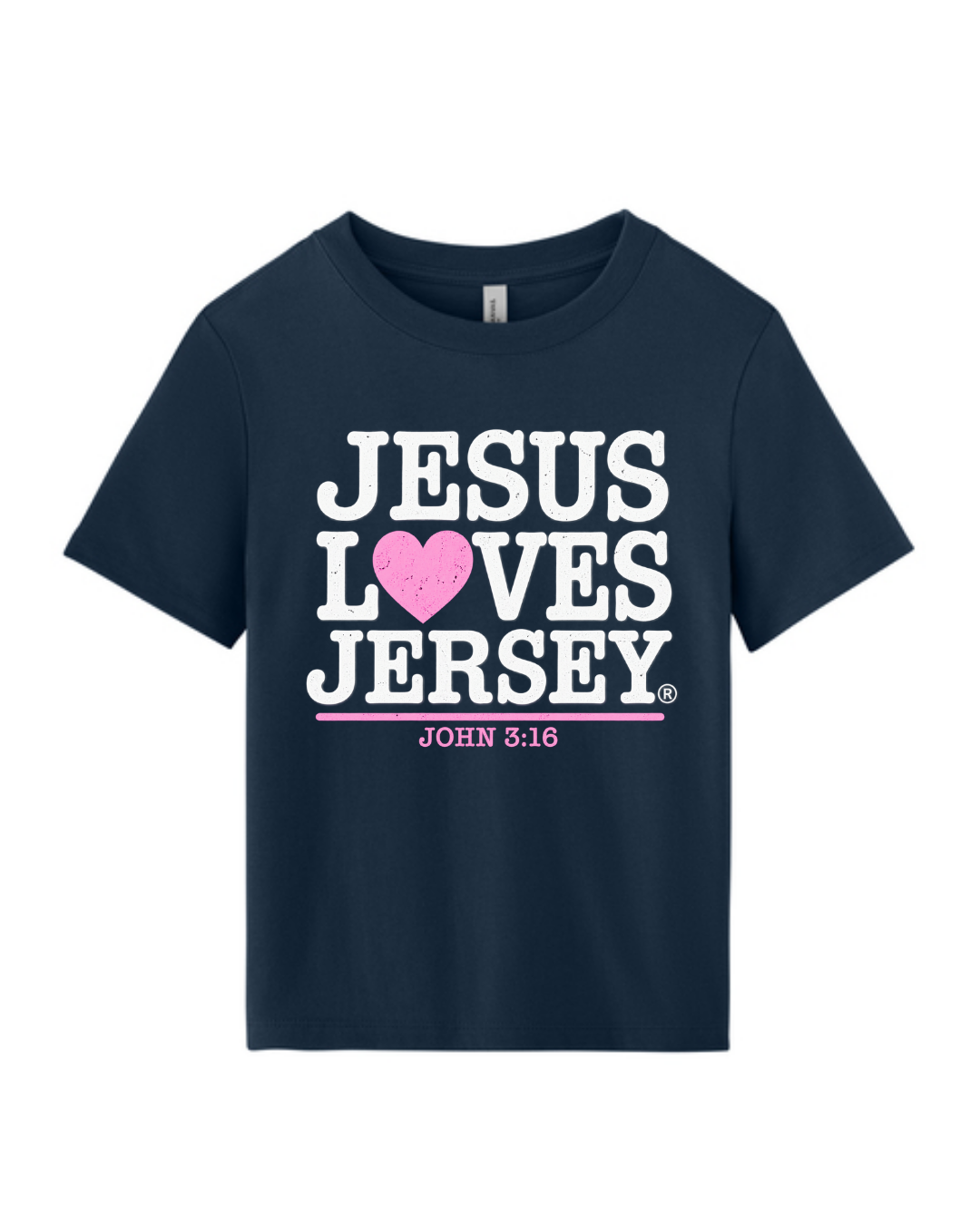 Jesus Loves New Jersey Women’s Tee | John 3:16 Christian Graphic T-Shirt