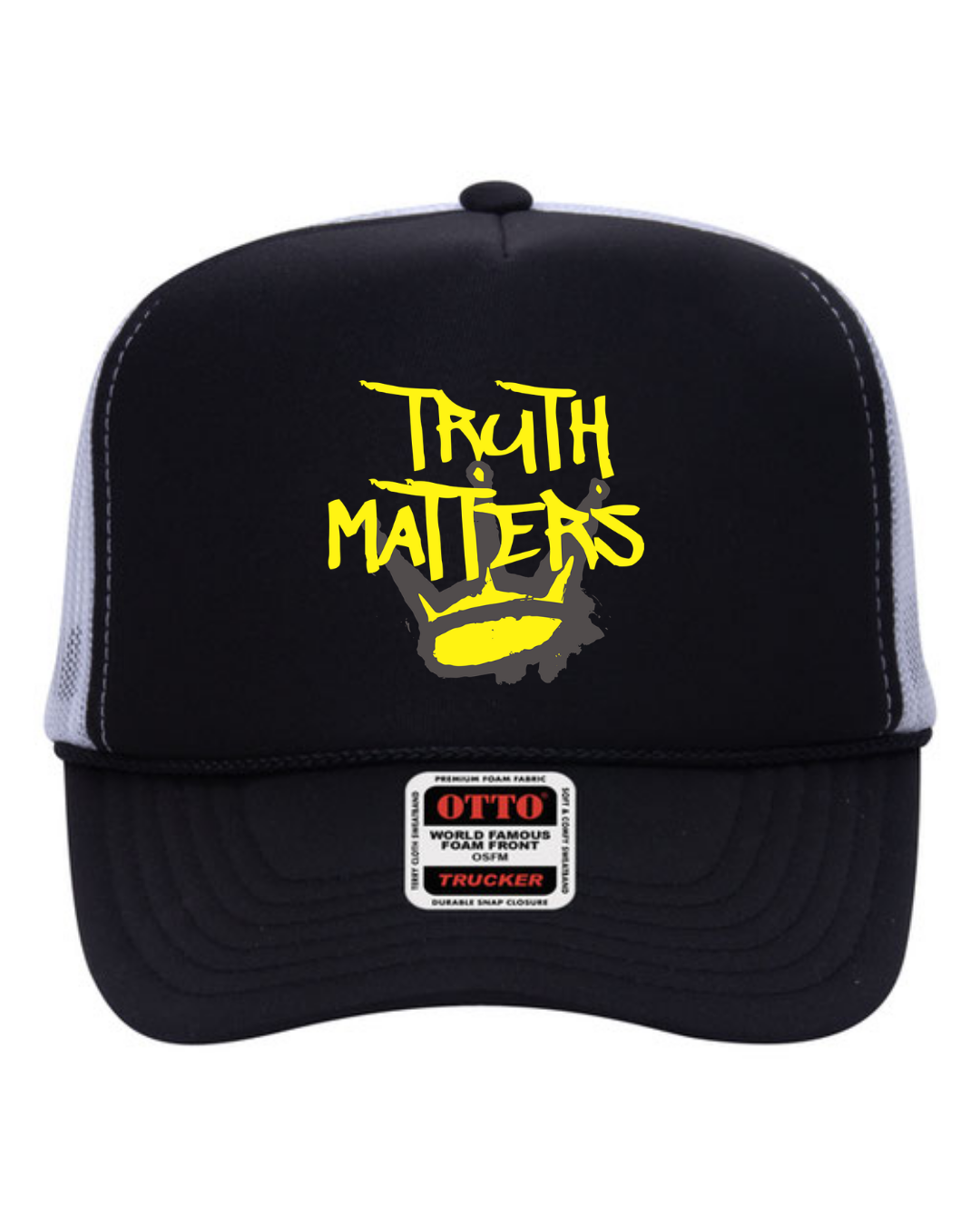 Truth Matters 2 Trucker Hat – Christian Streetwear Snapback | Bold Faith Mesh Cap