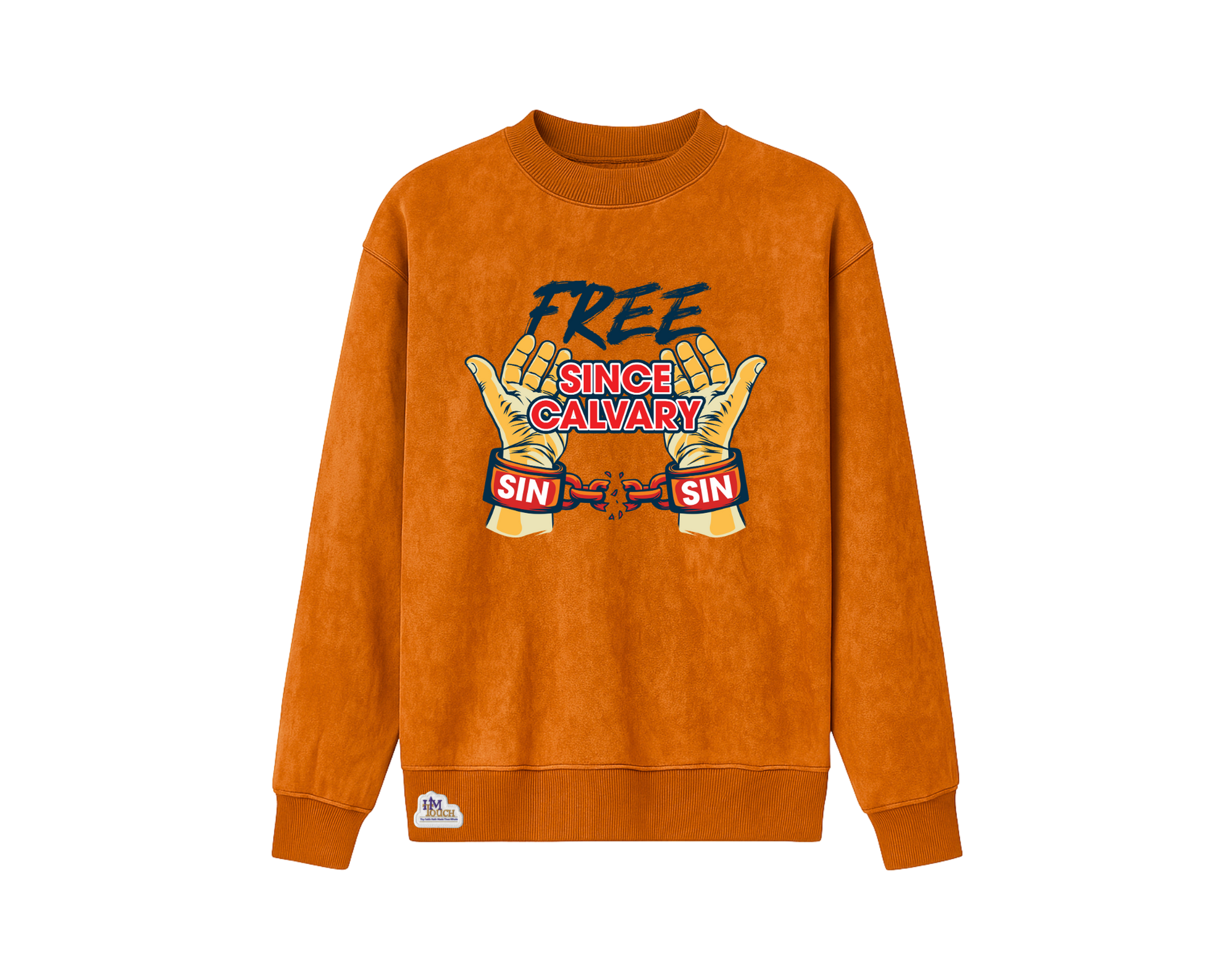 Women's Drop Shoulder Crew Neck Set Free (LH) Sweatshirt with HIM Touch