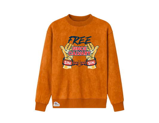 Women's Drop Shoulder Crew Neck Set Free (LH) Sweatshirt with HIM Touch