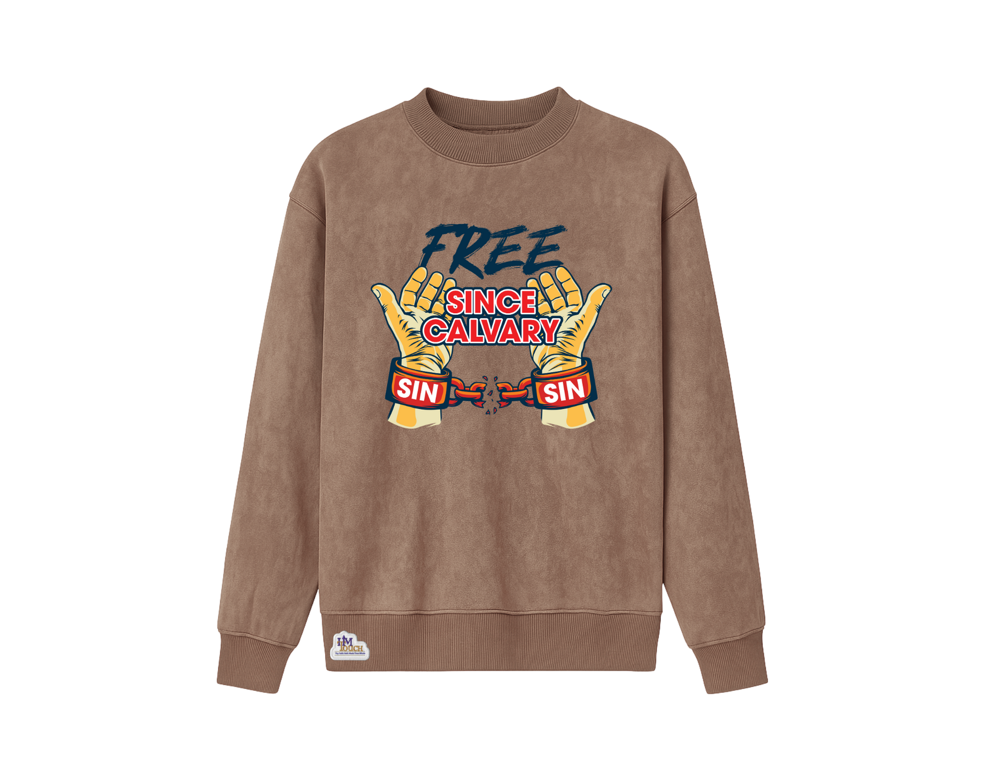 Women's Drop Shoulder Crew Neck Set Free (LH) Sweatshirt with HIM Touch