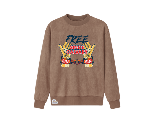 Women's Drop Shoulder Crew Neck Set Free (LH) Sweatshirt with HIM Touch