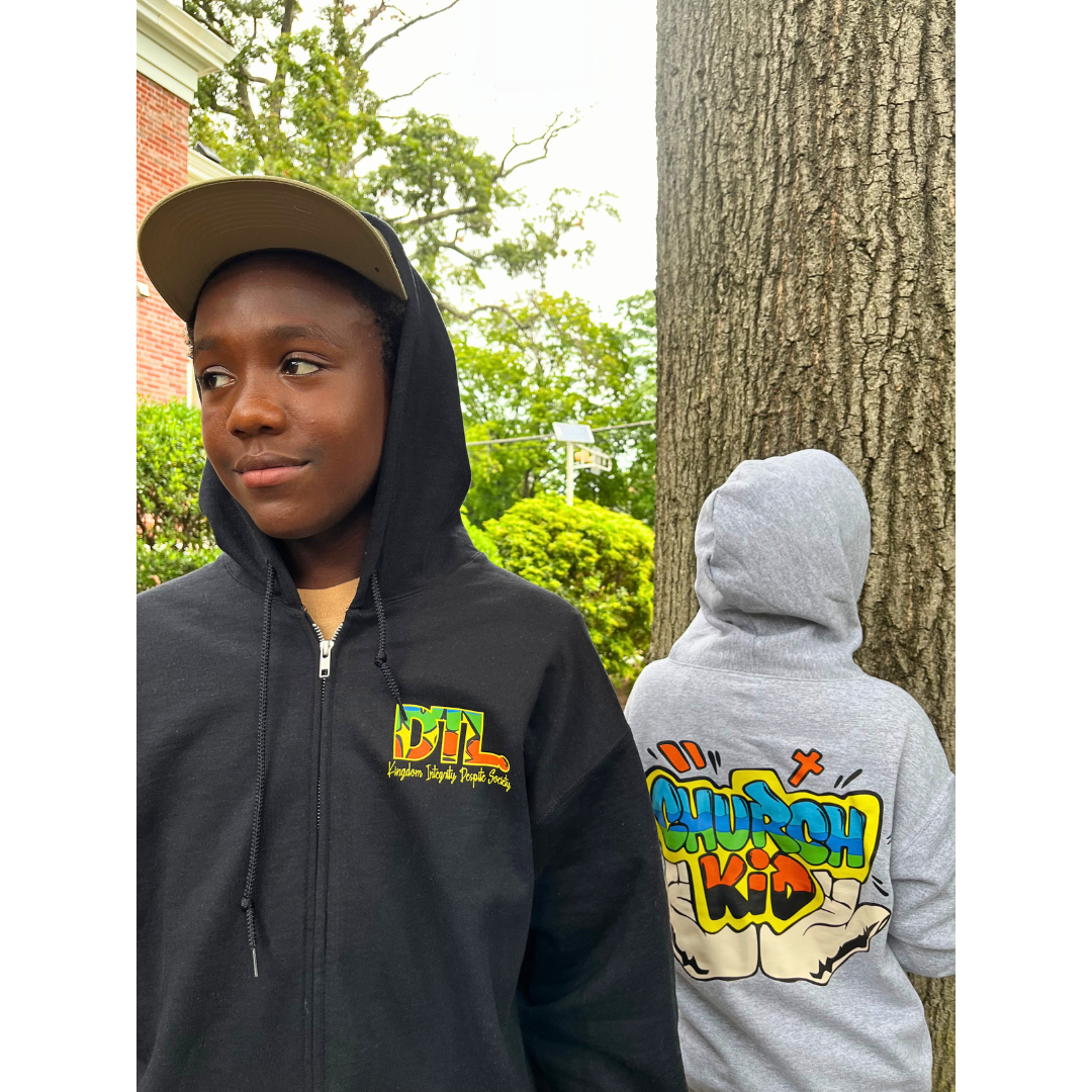 Church Kid N Graffiti Full Zip Hoodie