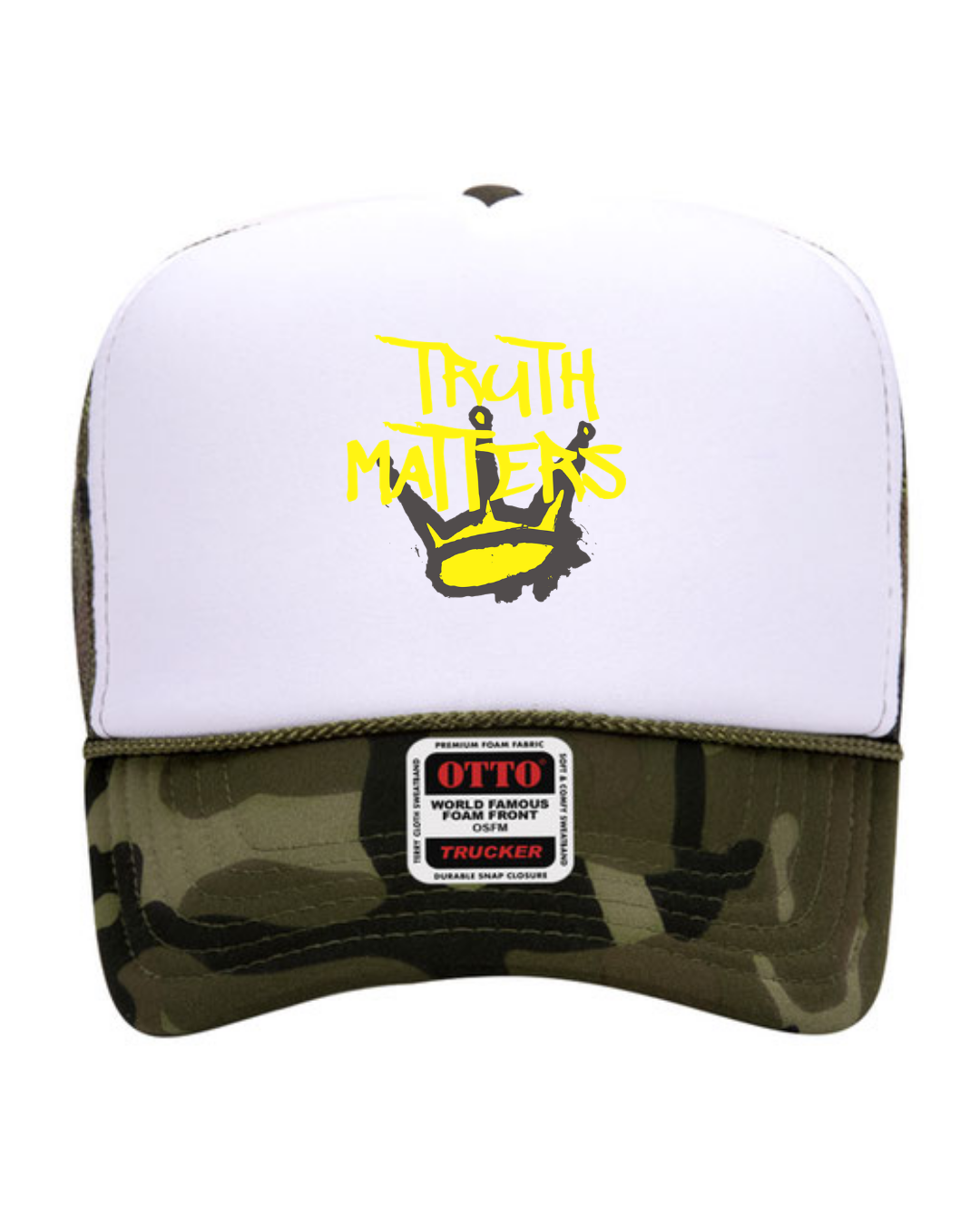 Truth Matters 2 Trucker Hat – Christian Streetwear Snapback | Bold Faith Mesh Cap
