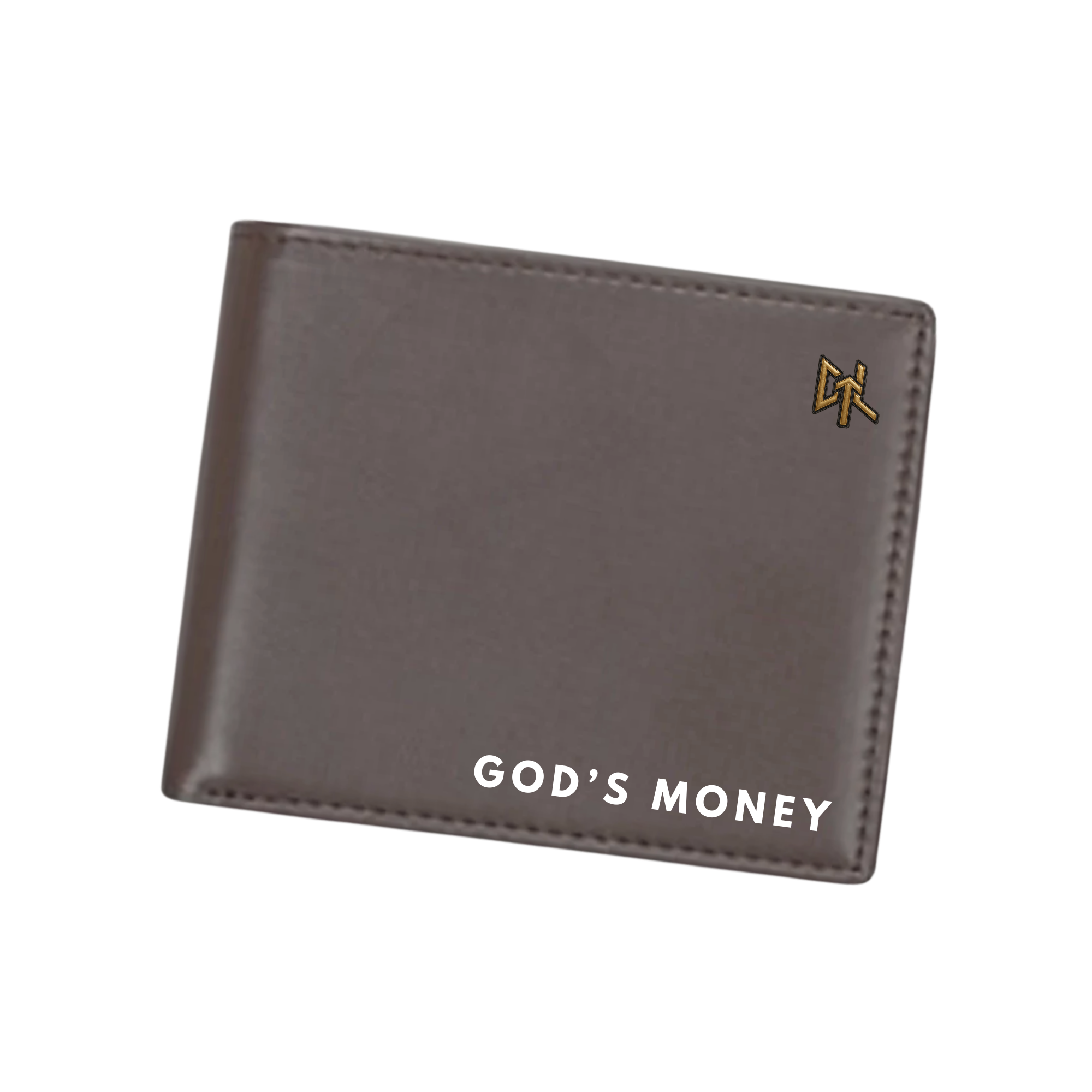 Men's Solid Color Leather Flip Cover Small Wallets