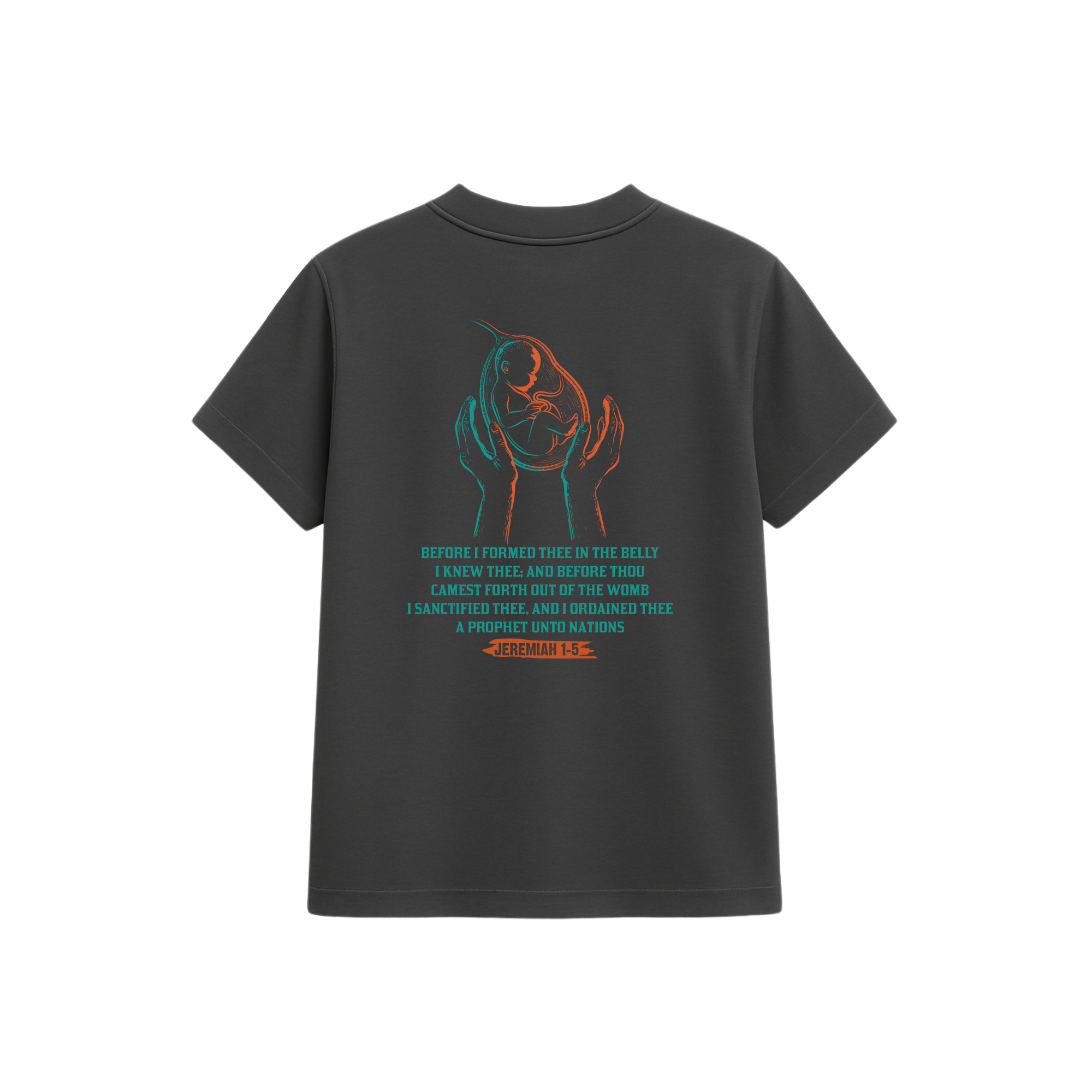 Women's  Heavy Weight I KNEW THEE T with HIM Touch