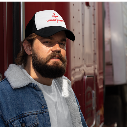 A Father That Follows Jesus Trucker Hat (Brick)