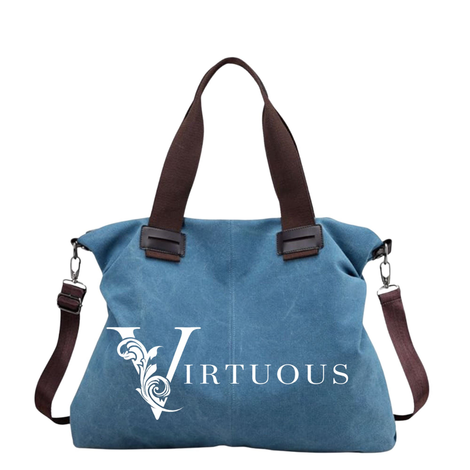 Virtuous P31 Women's Canvas Tote Shoulder & Crossbody Handbag