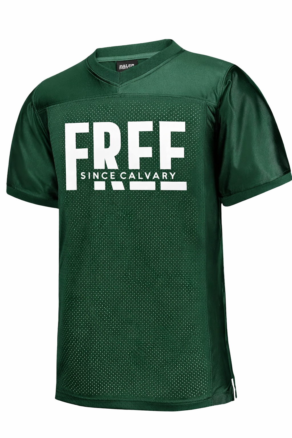 Free Indeed Men’s Jersey – John 8:36 KJV | Christian Faith Athletic Shirt
