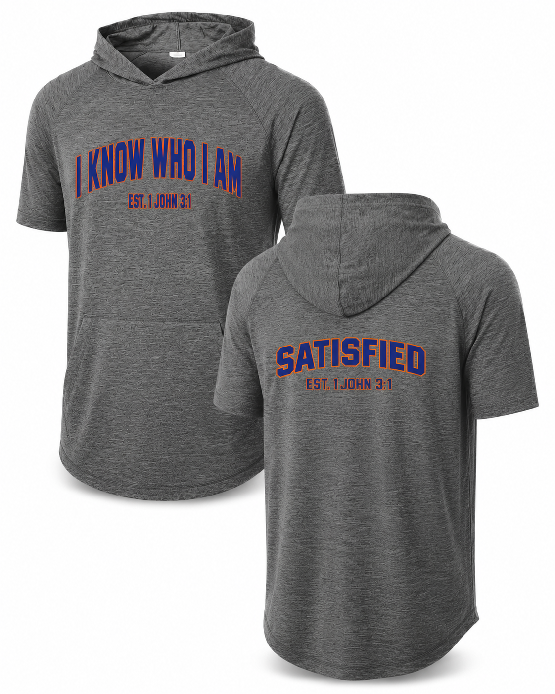Men's Short Sleeve Wicking Hoodie