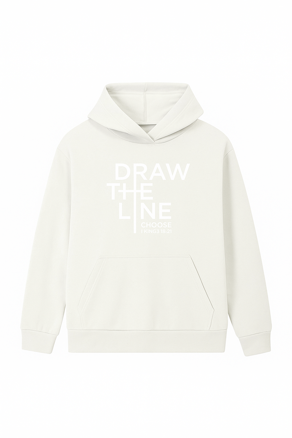 Solid Color Pocket Front Cross The Line Women's Hoodie