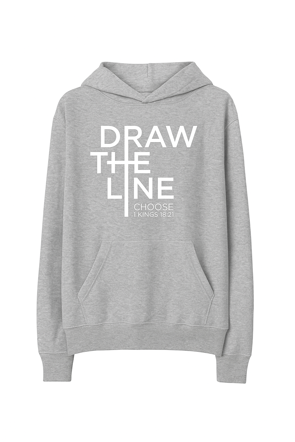 Solid Color Pocket Front Cross The Line Women's Hoodie