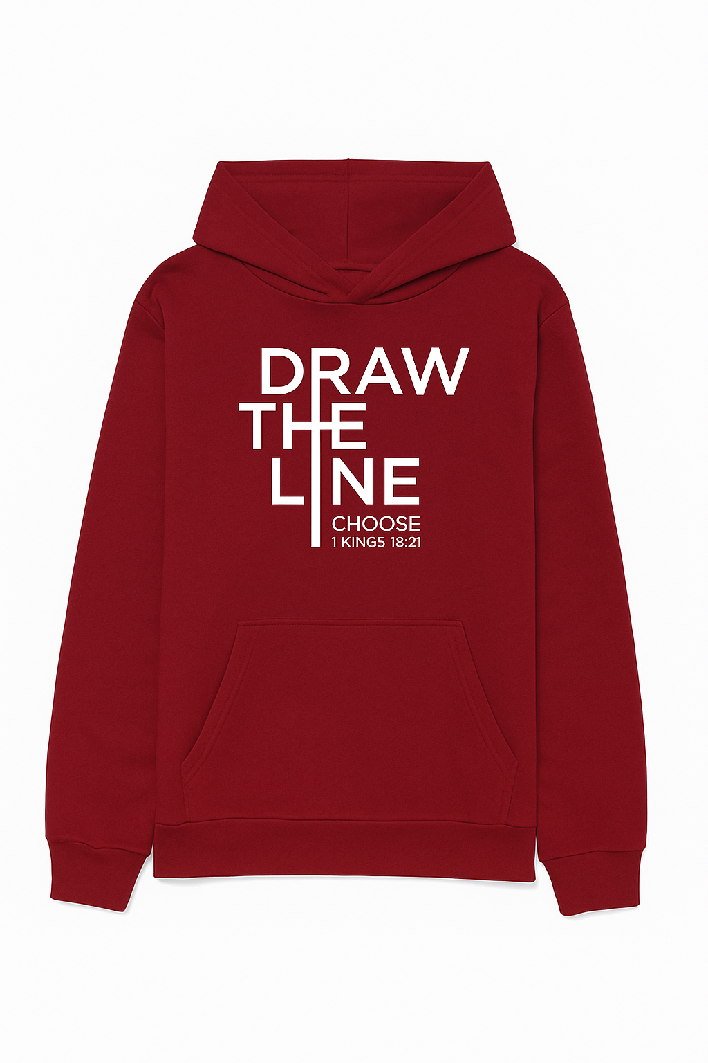 Solid Color Pocket Front Cross The Line Women's Hoodie