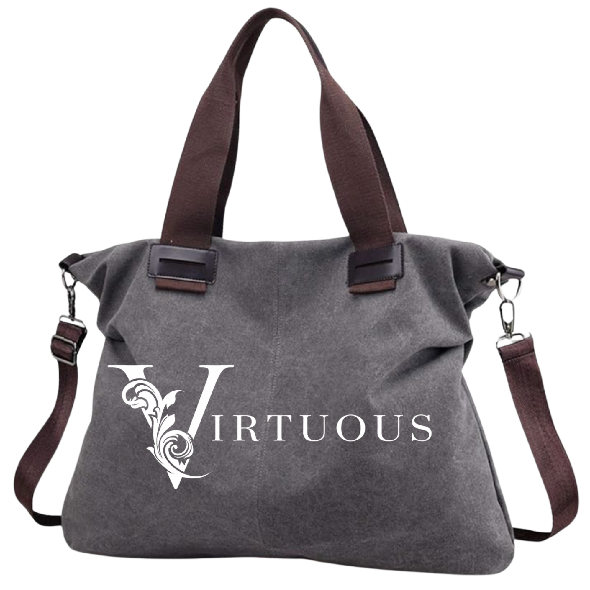 Virtuous P31 Women's Canvas Tote Shoulder & Crossbody Handbag