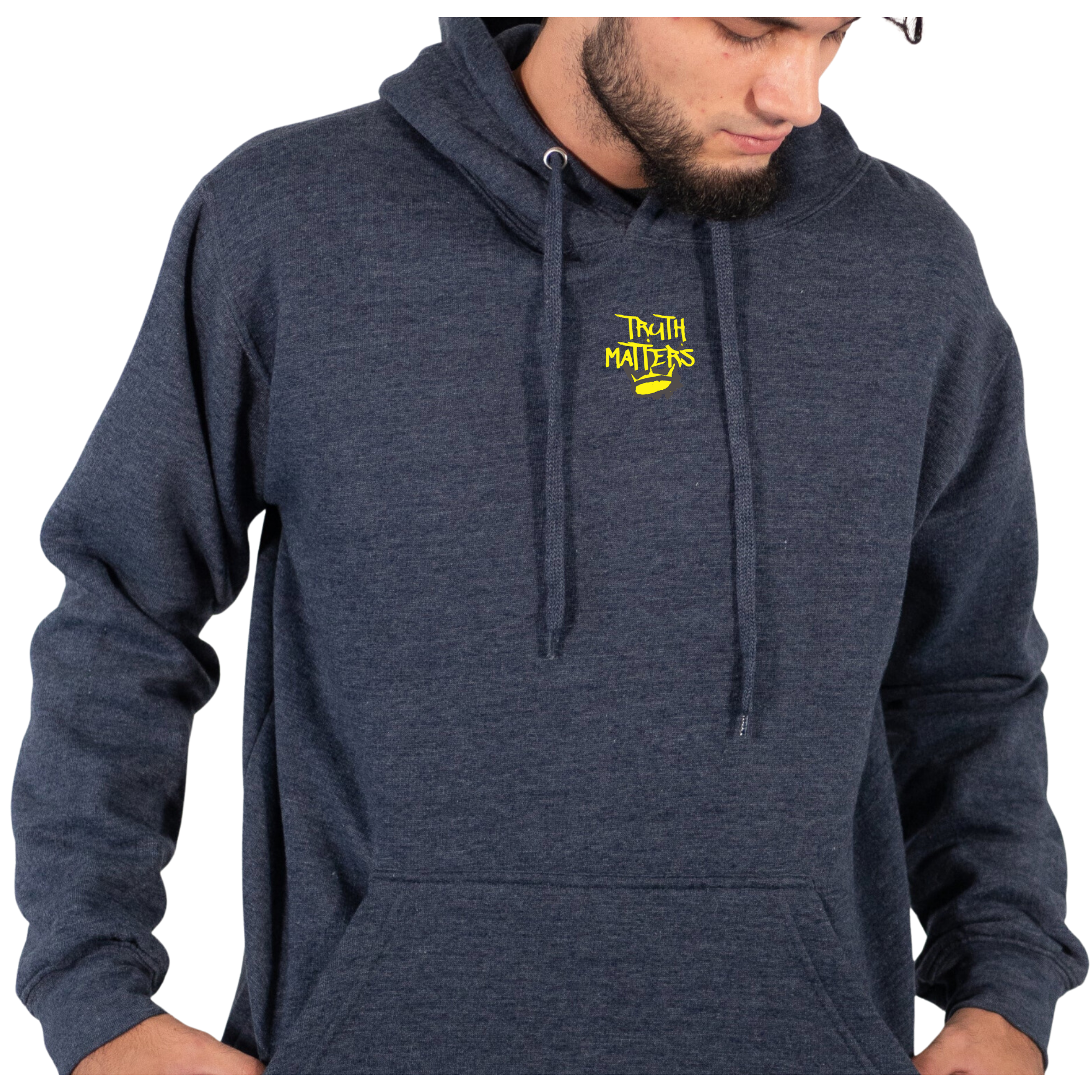 Men's Heavy Blend Truth Matters 2 Fleece Hoodie Sweatshirt