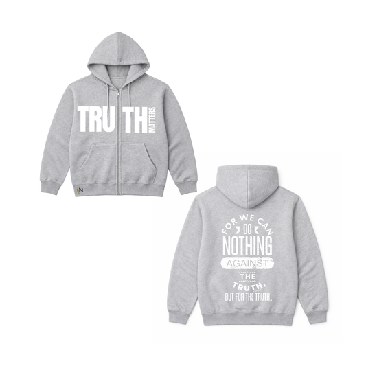 Men's Heavy Blend Fleece Truth Matters Zip Hoodie