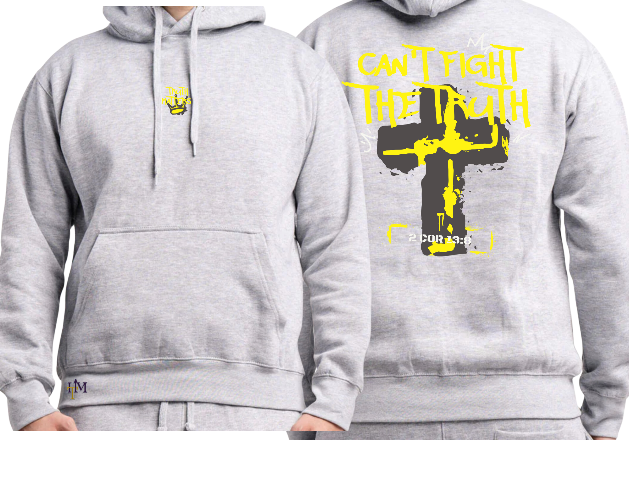 Men's Heavy Blend Truth Matters 2 Fleece Hoodie Sweatshirt
