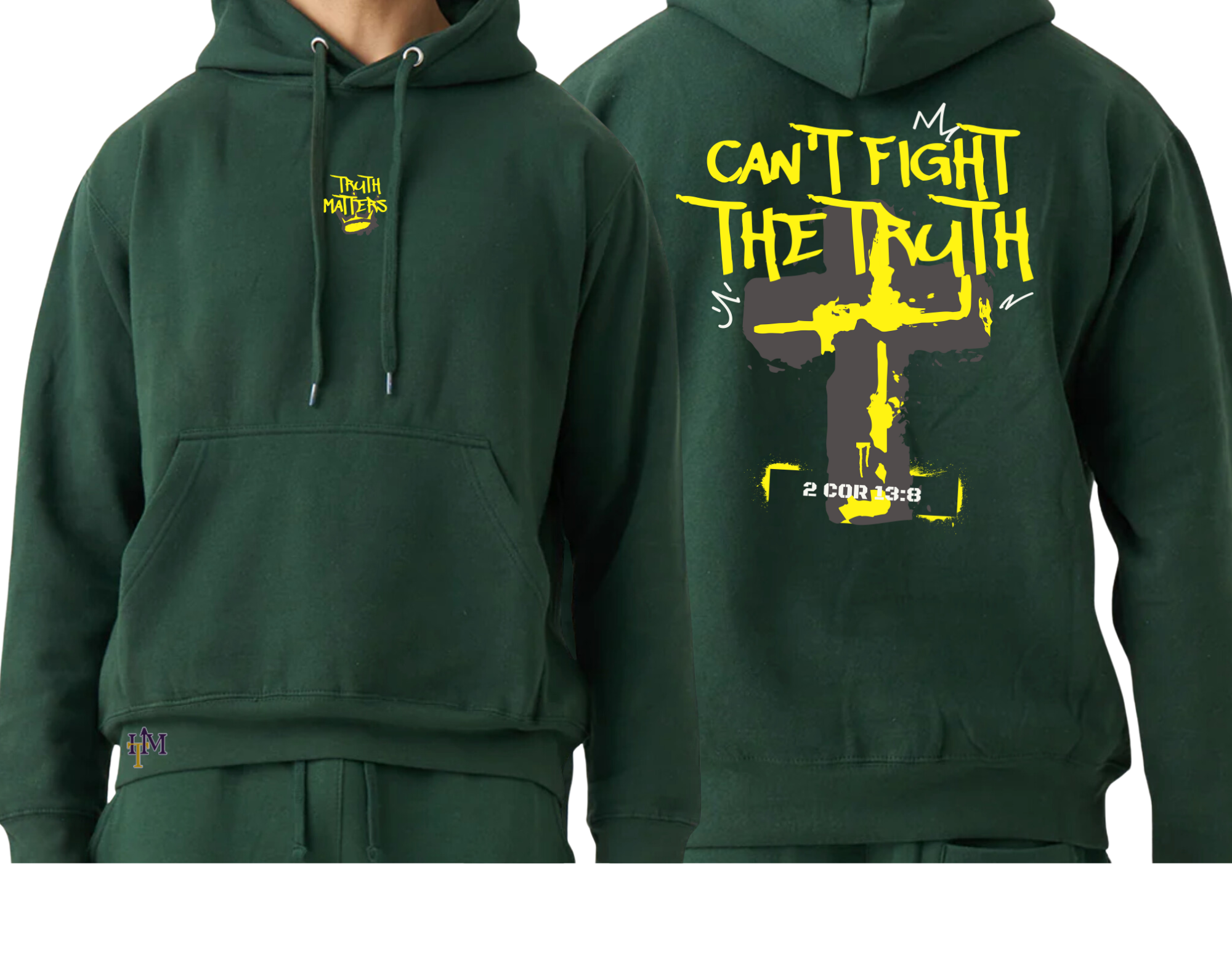 Men's Heavy Blend Truth Matters 2 Fleece Hoodie Sweatshirt