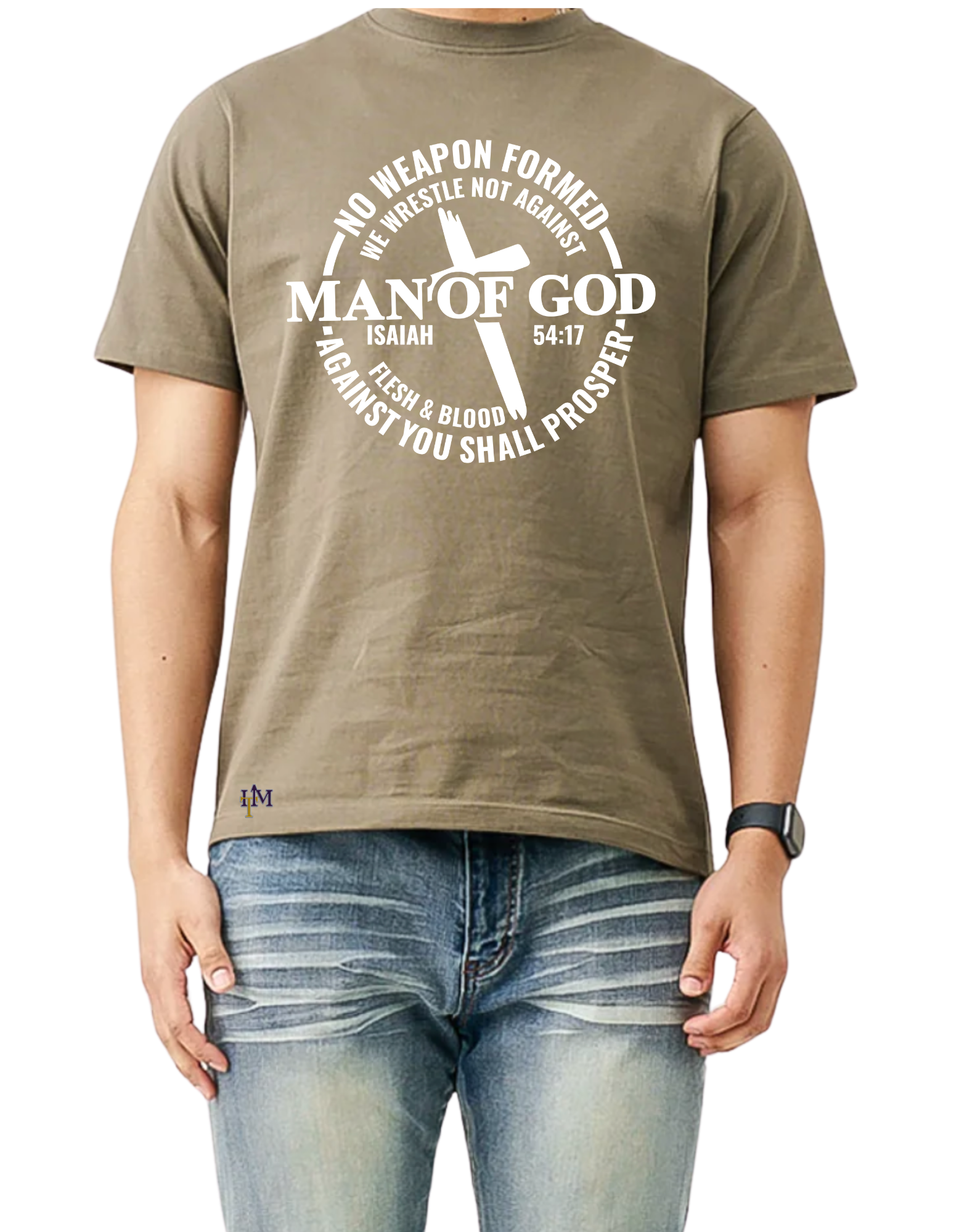 Khaki/White