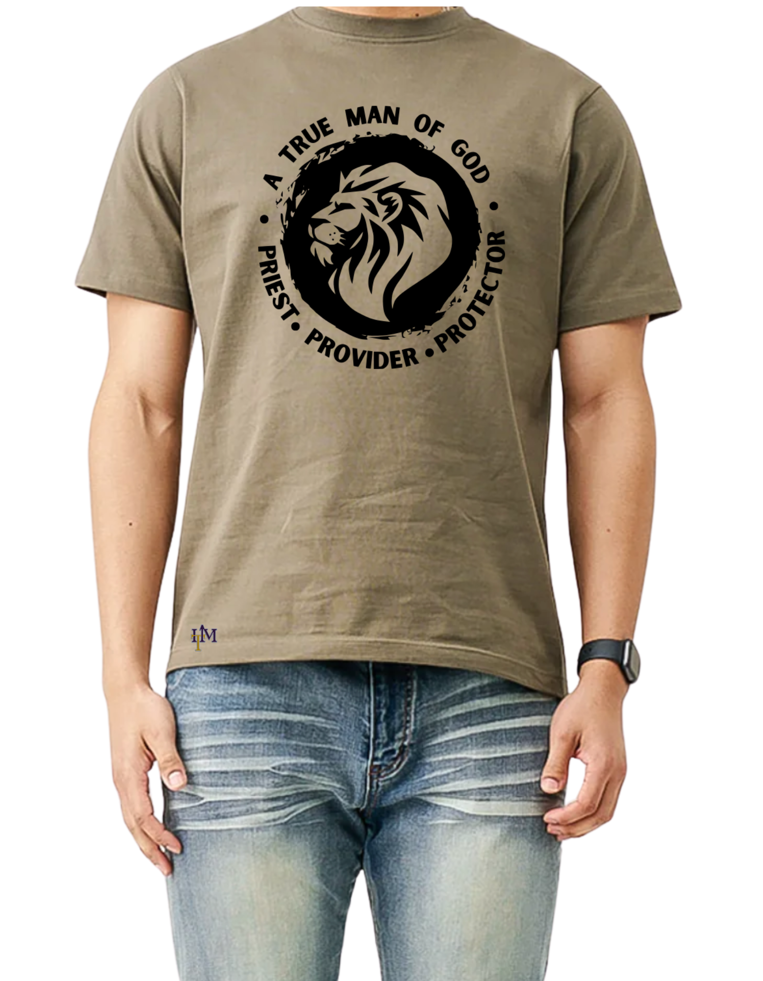 Khaki/White