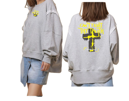 Women’s Truth Matters 2  Irregular Slouchy Sweatshirt