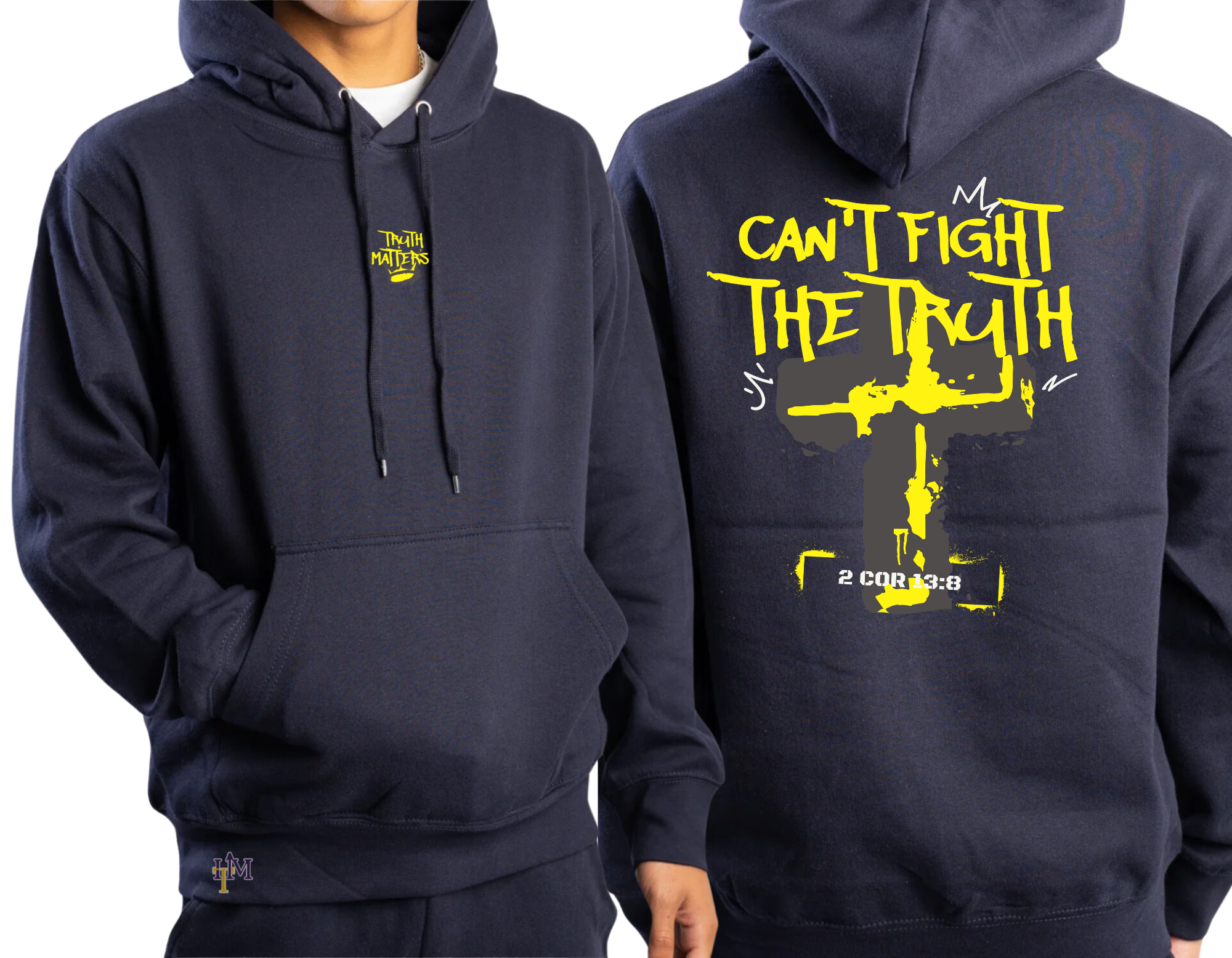 Men's Heavy Blend Truth Matters 2 Fleece Hoodie Sweatshirt