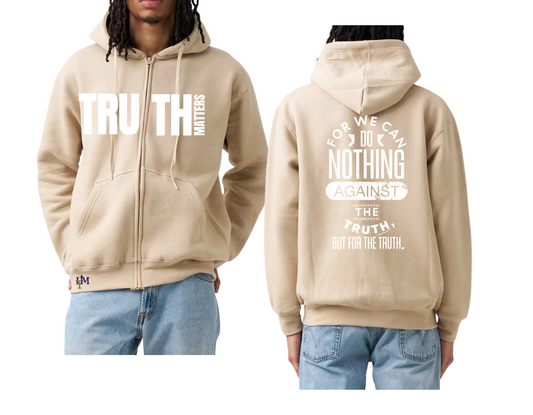 Men's Heavy Blend Fleece Truth Matters Zip Hoodie