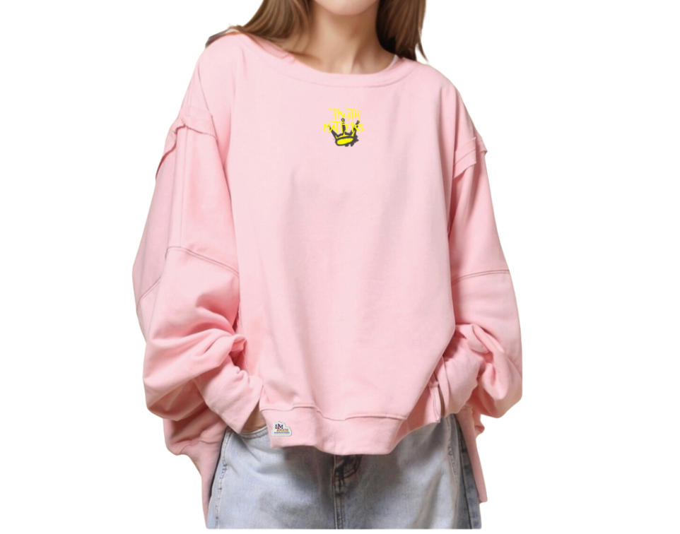 Women’s Truth Matters 2  Irregular Slouchy Sweatshirt