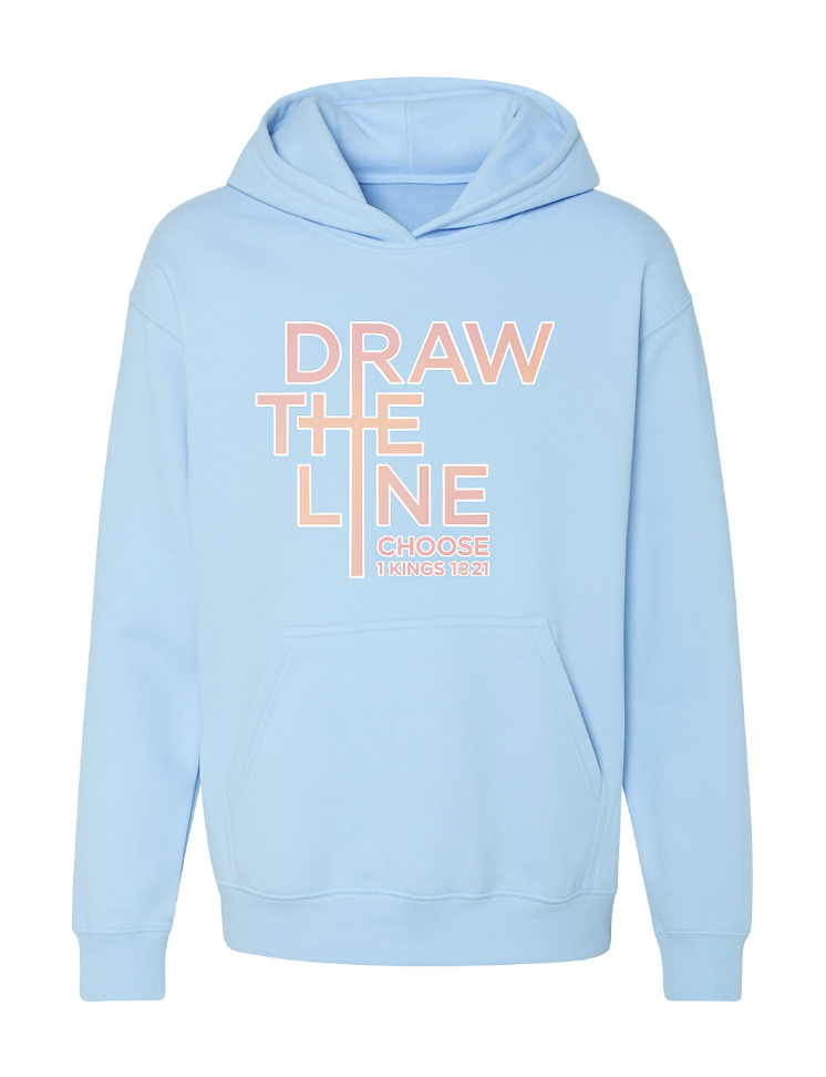 Solid Color Pocket Front Cross The Line Women's Hoodie