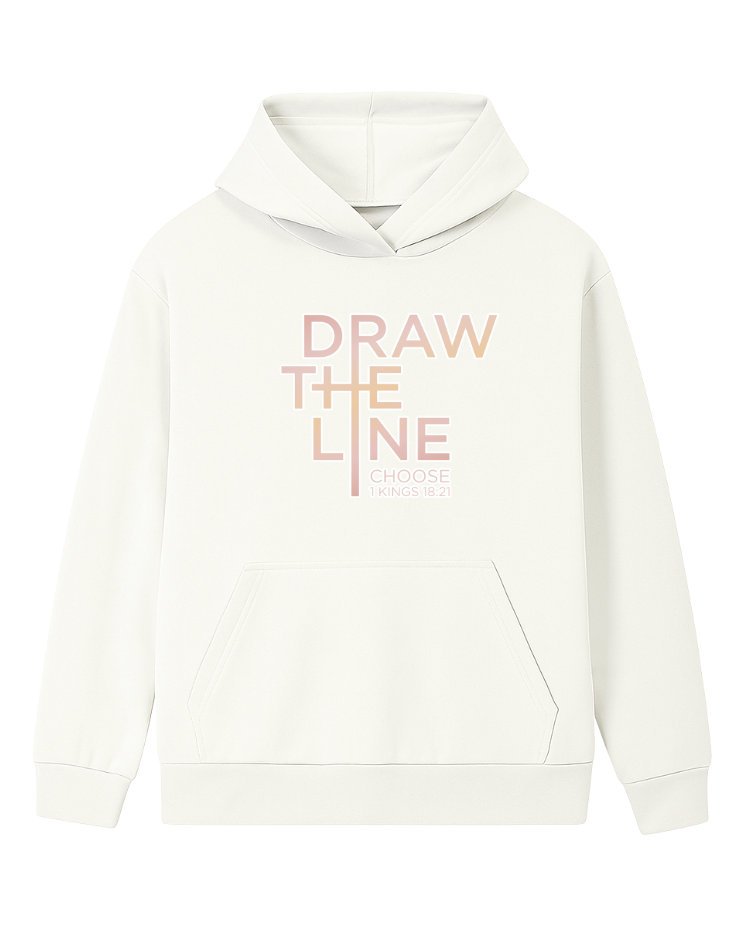 Solid Color Pocket Front Cross The Line Women's Hoodie