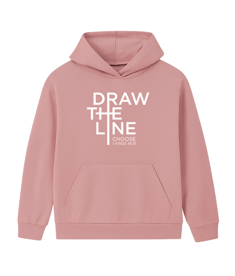 Solid Color Pocket Front Cross The Line Women's Hoodie