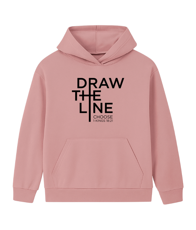 Solid Color Pocket Front Cross The Line Women's Hoodie