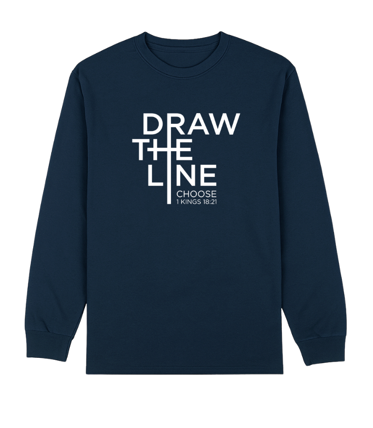 Long Sleeve Men's Cross The Line Tee