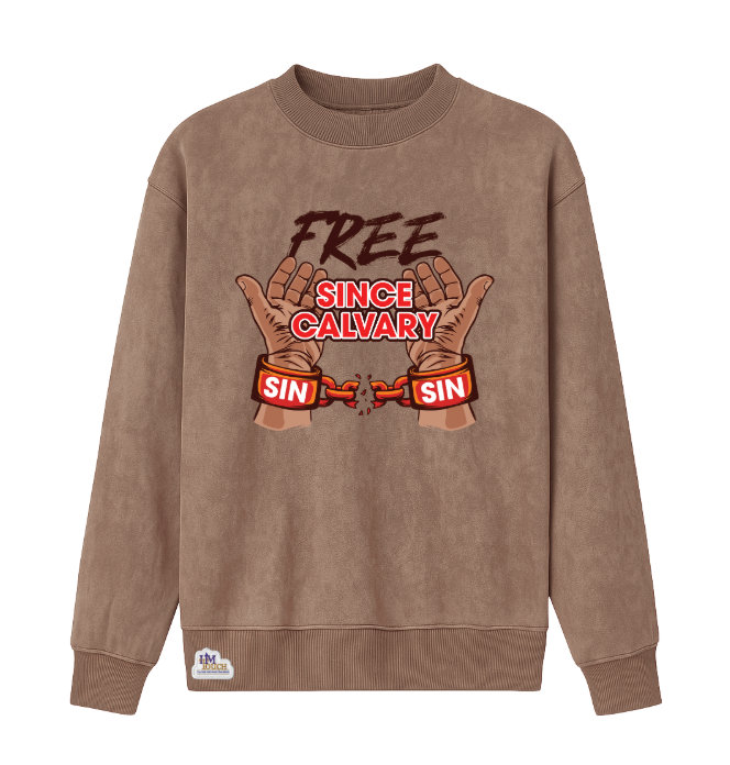 Women's Drop Shoulder Crew Neck Set Free (DH) Sweatshirt with HIM Touch