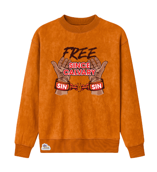 Women's Drop Shoulder Crew Neck Set Free (DH) Sweatshirt with HIM Touch