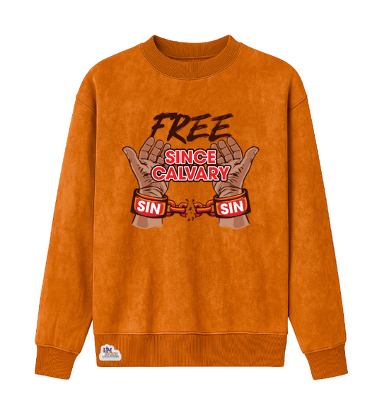 Women's Drop Shoulder Crew Neck Set Free (DH) Sweatshirt with HIM Touch