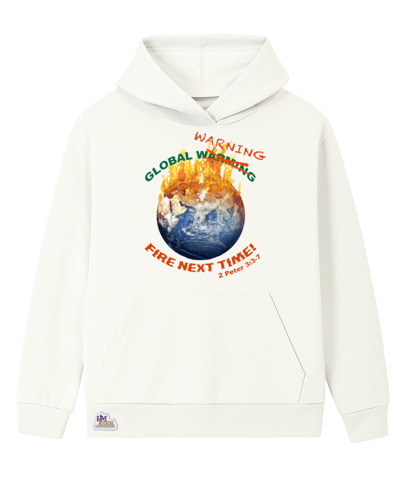 Women's Solid Color Pocket Front Fire Next Time Hoodie