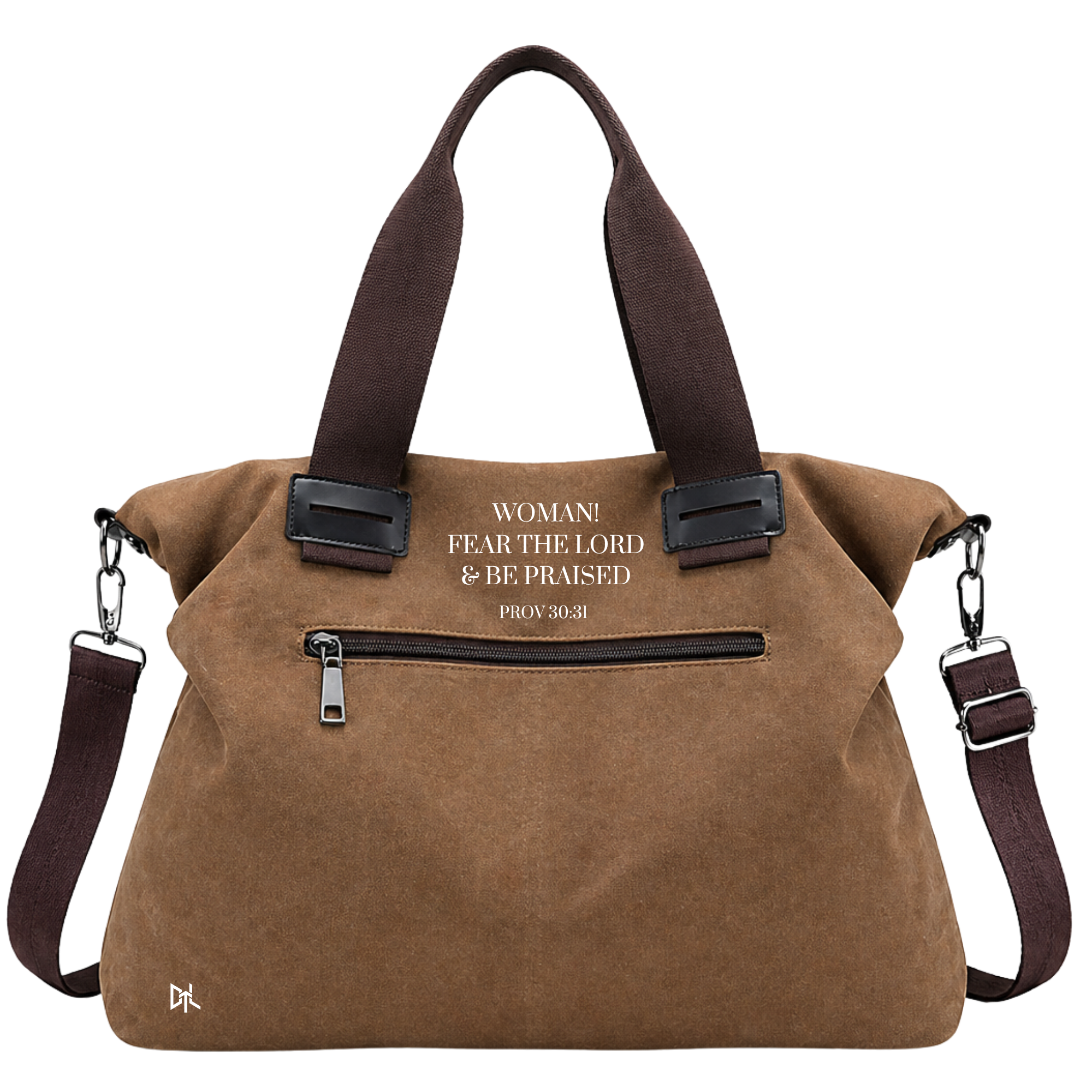 Virtuous P31 Women's Canvas Tote Shoulder & Crossbody Handbag