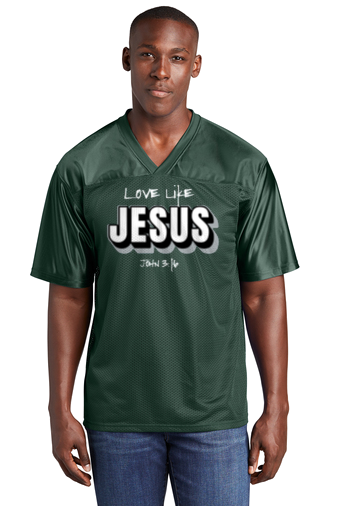 Love Like Jesus Men’s Eagle’s Jersey – Champion’s Edition 🦅💚