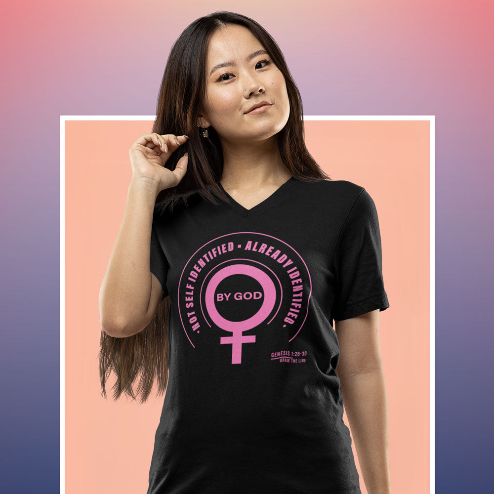 Female Black shirt Gen 1:26 Design