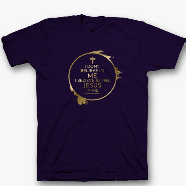 Not me collection gold design 3 purple shirt front 